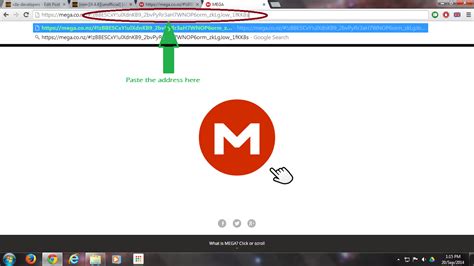 how to open mega links